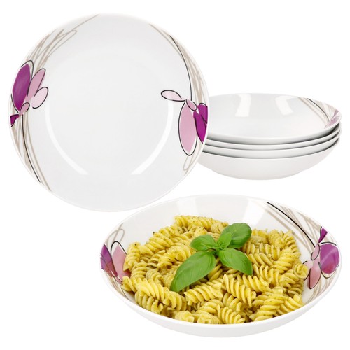 6er set viola - set, suppenteller