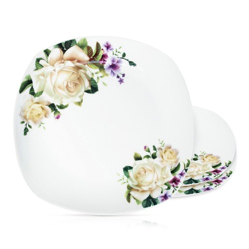 Teller 3er set rosen - -,